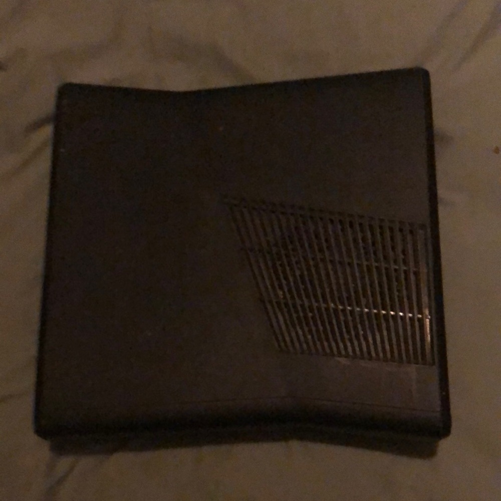 Sleek Black Gaming Console